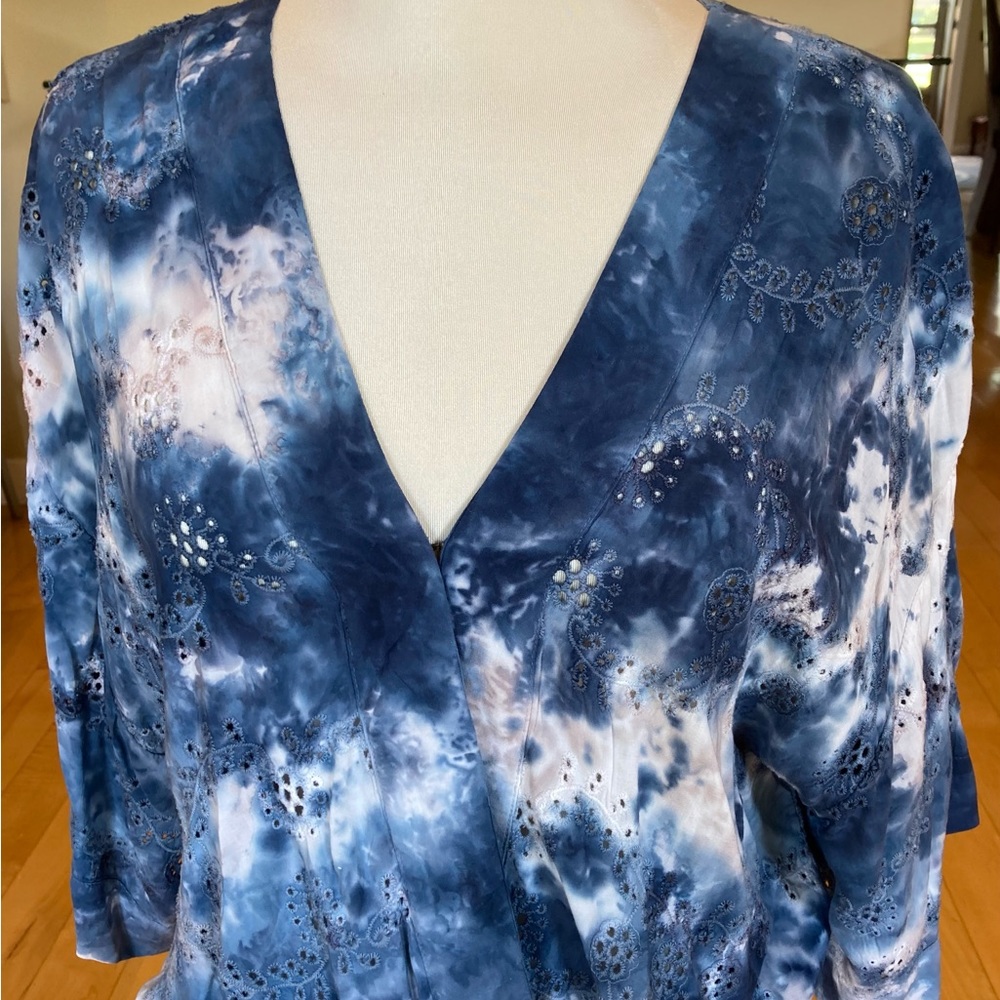 Young Fabulous and Broke wrap front top.